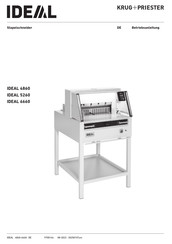 Krug+Priester IDEAL 5260 Betriebsanleitung