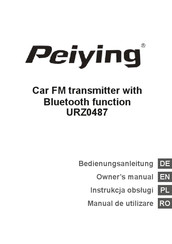 Peiying URZ0487 Bedienungsanleitung