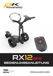 Powakaddy RX12 GPS Bedienungsanleitung