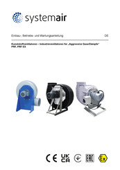 SystemAir PRF 250 Einbau-, Betriebs- Und Wartungsanleitung