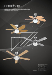 Cecotec FORCESILENCE AERO 350 Bedienungsanleitung