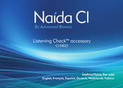 Advanced Bionics Naida CI Bedienungsanleitung