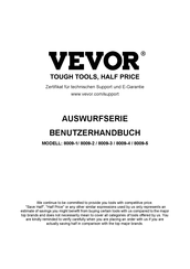 VEVOR 8009-1 Benutzerhandbuch