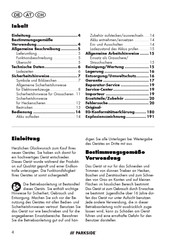 Parkside PAGS 20-Li A1 Bedienungsanleitung
