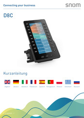 Snom D8C Kurzanleitung