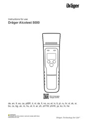 Dräger Alcotest 5000 Bedienungsanleitung