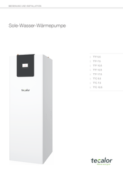 tecalor TTF 5.5 Bedienung Und Installation