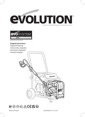 Evolution evo system PW3200 Original Anleitungen