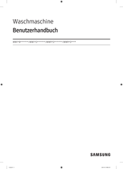 Samsung WW1 DB7B3 Serie Benutzerhandbuch