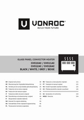 VONROC CH510AC Bersetzung Der Originalbetriebsanleitung