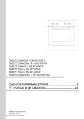Amica EH 923 630 SM Bedienungsanleitung