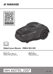 Parkside PMRA 20-Li B2 Originalbetriebsanleitung