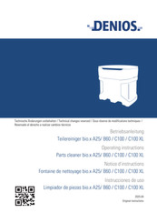 DENIOS. bio.x C100 Betriebsanleitung