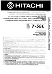 Hitachi T-55L Bedienungsanleitung