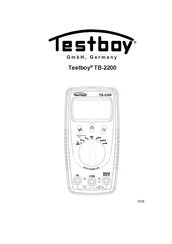 TESTBOY TB-2200 Bedienungsanleitung