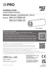 I-Pro WV-U11550-V3 Bedienungsanleitung