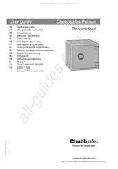 Chubbsafes Primus Kurzanleitung