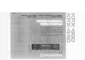 Pioneer KPX-660 Bedienungsanleitung