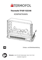 THERMOFOL TF-EF-1323-90 Einbau- Und Betriebsanleitung