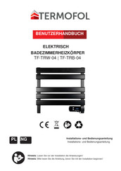 Termofol TF-TRW-04 Benutzerhandbuch