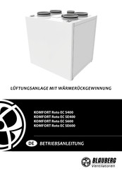 BLAUBERG Ventilatoren KOMFORT Roto EC SE400 S21 Betriebsanleitung