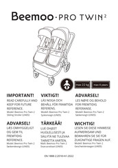 Beemoo PRO TWIN 2 Bedienungsanleitung