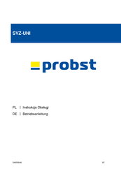 probst SVZ-UNI-UK Betriebsanleitung