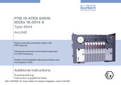 bürkert Airline 8644 Zusatzanleitung