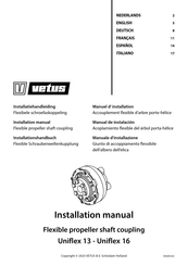 Vetus Uniflex 13 Installationshandbuch
