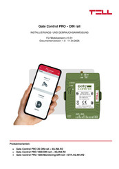 tell Gate Control PRO 20 DIN rail-4G.IN4.R2 Installierungs- Und Gebrauchsanweisung