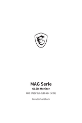 MSI MAG 271QPDE QD-OLED X24 Benutzerhandbuch