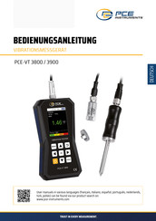 PCE Instruments PCE-VT 3900 Bedienungsanleitung