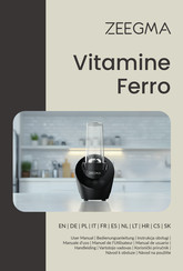 Zeegma Vitamine Ferro Bedienungsanleitung