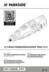 Parkside 458698 2401 Originalbetriebsanleitung
