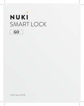 NUKI NU033 Bedienhinweise