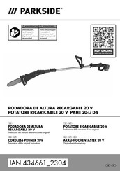 Parkside PAHE 20-Li D4 Originalbetriebsanleitung