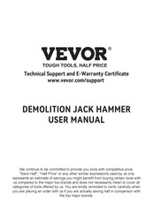 VEVOR JH-65A Benutzerhandbuch
