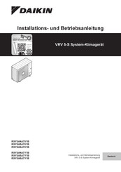 Daikin VRV 5-S RXYSA4A7V1B Installation Und Betriebsanleitung