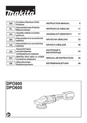Makita DPO600ZX1 Betriebsanleitung