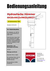 HYCON HH23 Bedienungsanleitung