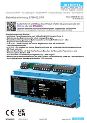 Ziehl EFR4002IPR Betriebsanleitung