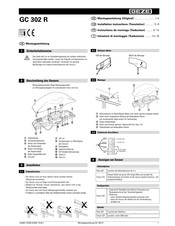 GEZE GC 302 R Montageanleitung Original