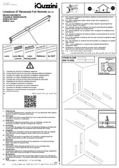 Iguzzini Linealuce 27 Recessed Full Remote Bedienungsanleitung