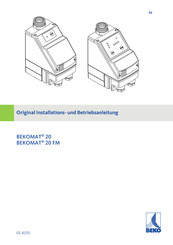 Beko BEKOMAT 20 Original Installationsanleitung