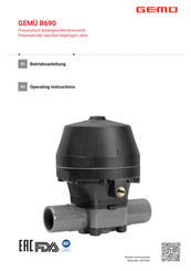Gemü R690 Betriebsanleitung