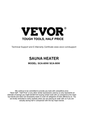 VEVOR SCA-80W Bedienungsanleitung