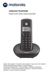 Motorola E204 Schnellstartanleitung