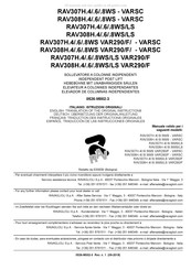 RAVAGLIOLI RAV307H.8WS VAR290F-VARSC Übersetzung Der Originalanleitung