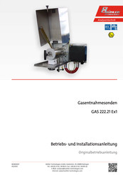 Bühler Technologies GAS 222.21 Ex1 Betriebs Und Installationsanleitung