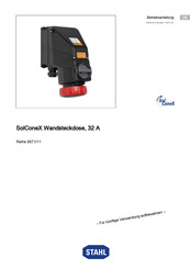 Stahl SolConeX 8571/11-4 Serie Betriebsanleitung